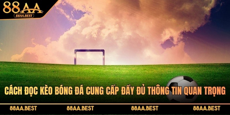 Cách đọc kèo bóng đá cung cấp đầy đủ thông tin quan trọng trước khi đặt cược