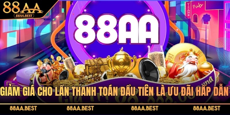 88AA khuyến mãi cho lần thanh toán đầu tiên trị giá 68.000.000 VNĐ 2 khuyến mãi cho lần thanh toán đầu tiên là ưu đãi hấp dẫn tại 88AA
